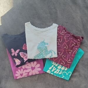 Top 100% Cotton 6 Years (2 T-Shirts Long Sleeves And 3 T-shirts Short Sleeves)